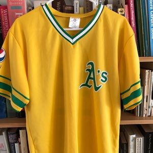 Oakland Athletics Jersey Gold Rudi XL